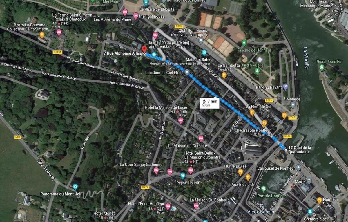 Hébergement de vacances Modern Townhouse In With Secure Parking Honfleur
